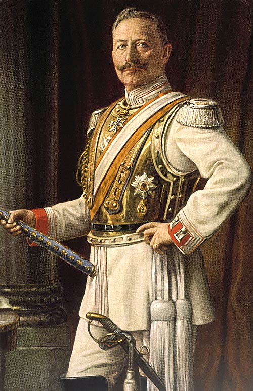Portrait de Guillaume II l'empereur Allemand